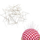 Flat Head Sewing Pins with Plastic Storage Box